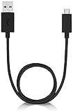 Motorola Original Essentials schwarz, 1m (3,3ft) Micro-USB Daten-/Ladekabel. Neu Einzelhandelsverpackungen