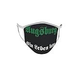 U24 Behelfsmaske Mund-Nasen-Schutz Stoffmaske Maske Augsburg EIN Leben lang