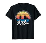 Köln TShirt Souvenir Spruch Dom Rhein Kölsch vintage Skyline T-Shirt