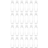 Genie Crafts Plastikflaschen zum Befüllen (Set, 24 Stück) - Reisebehälter mit Klappdeckel, Nachfüllbar - Kosmetikflaschen für Shampoo, Lotion, Creme - Transparent, 60 ml - AUSVERKAUF