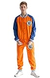 CoolChange Baseball Style Trainingsanzug im Son Goku Design | Jacke und Hose | Größe: L