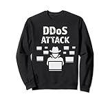 DDoS-Angriff — Denial Of Service — Hacker/Sicherheitsexperte Sweatshirt