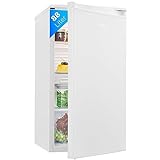 Bomann® Kühlschrank ohne Gefrierfach | 88L Nutzinhalt und 3 Glasablagen | klein mit Gemüsefach | leise | wechselbarer Türanschlag | freistehend mit LED-Beleuchtung | VS 7350