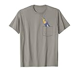 Nymphensittich Papagei, Fake Pocket T-Shirt