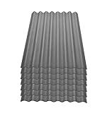 Onduline Easyline Dachplatte Wandplatte Bitumenwellplatten Wellplatte 7x0,76m² - grau