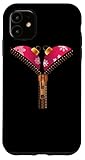 Hülle für iPhone 11 Jingle Balls Boobs Brüste Große Pinke Weihnachtsbaum Kug