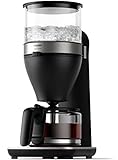 Philips Filterkaffeemaschine – 1.25-Liter-Fassungsvermögen, bis zu 15 Tassen, Boil & Brew, schwarz/silbern (HD5416/60)