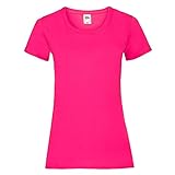 Fruit of the Loom - Lady-Fit Valueweight T - Modell 2013 XXL,Fuchsia