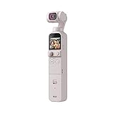 DJI Pocket 2 Exclusive Combo (Sunset White) - Vlog-Kamera im Taschenformat, Videokamera 4K Camcorder mit 3-Achsen-Gimbal, 64MP-Foto, ActiveTrack 3.0, YouTube TikTok-Video Kamera Amazon Exclusive