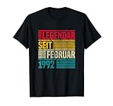 30. Geburtstag Mann 30 Jahre Legendär seit Februar 1992 T-Shirt