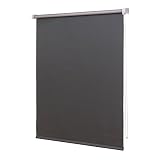 Ventanara® Thermorollo Verdunkelungsrollo Grau inklusive Montagematerial 160 x 220