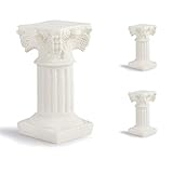 Römische Säule Deko,3Pcs Skulptur Dekoration Griechische Sand Tisch Spiel Dekor Photo Prop Römische Säule für Kirche Hochzeit Party Zuhause Schule Villenmodell Hotelclubs Hochzeiten Schaufenster 6.7