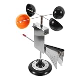 Uxsjakjsd Wind Anemometer Wetterfahne Windgeschwindigkeit Windanzeiger Schutz Windanzeiger Muscheln Windanzeig