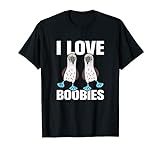 I Love Boobies | Blue-Footed Boobie Bird Funny T-Shirt
