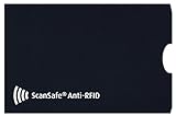 Bong Schutzhülle für Kreditkarten mit RFID-Schutz, Schwarz