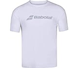 Babolat Herren Exercise, Blanc, L Homme T-Shirt, weiß, L
