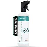PureCLN Antischimmelspray 500ml, mit Aktiv-Chlor und Hafteffekt - Schimmelentferner für Tapete, Holz, Wand, Bad – Extra starke Wirkung, bleicht Stockflecken aus - Made in Germany