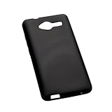 Titan Mobilfunk Zubehör Dark Case Style Handy Hülle kompatibel mit ZTE Blade L3 - Schutz Schutzhülle Silikon TPU Cover Hülle Bumper in Schwarz -#