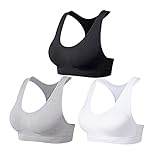 SEGRILA Damen Sport BH Set Ohne Bügel Yoga Bustier Gepolsterter