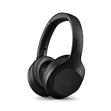 Philips TAH8506BK Kabellose Over Ear Kopfhörer mit Noise Cancelling Pro, kabellose Kopfhörer für Erwachsene, Faltbare Over Ear-Kopfhörer mit Mikrofon, Bluetooth, 60 Stunden Spielzeit, Schwarz