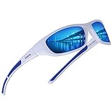 Duduma Sonnenbrille Herren Polarisiert Sportbrille Fahrrad Brillen für Herren Damen Angeln Sport mit UV400 Schutz Tr8116