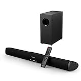 Soundbar mit Subwoofern, Saiyin Soundbars für TV 24 Zoll Bluetooth 5.0, 2.1 Kanal TV Lautsprecher Surround Soundsystem