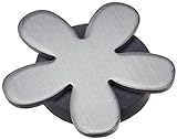 Venilia Tischtuchbeschwerer, Tischtuchhalter, Tischdeckengewichte, Tischdecken Zubehör, 4 Stück, aus Metall, 5 x 5,5 x 0,5 cm, 54205, Blume Magnet
