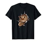 Süßes Kätzchen Riss - Katzen Katzenliebhaber T-Shirt