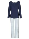 Calida Damen Sweet Dreams Pyjamaset 1 Zweiteiliger Schlafanzug, Peacoat Blue, XS
