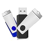 ABLAZE USB Sticks 1GB 2 Stück Speicherstick Rotate Metall Mehrfarbig USB 2.0 Flash Drive Memory Stick SUB Pendrive USB-Flash-Laufwerk