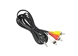 Xoro AV2 Audio/Video Adapterkabel (geeignet für HRT 8729/8730/8770/8772/8780, 1,2 Meter, ACC400514) schw