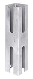 Alberts 672645 Zaunpfosten-Adapter | zur Verlängerung vorhandener Zaunpfosten | feuerverzinkt | Länge 250 mm | für Pfosten 60 x 60
