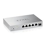 Zyxel 5-Port PoE 2.5G Multi-Gig Unmanaged Switch | 1 x 10G SFP+ | Tisch- oder Wandmontage [XMG-105HP]