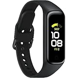 Samsung Galaxy Fit2 , 1,1 Zoll AMOLED Farbdisplay, Fitnessarmband, wasserdichte Fitnessuhr, bis zu 21 Tage Akkulaufzeit, Schlafanalyse, Schwarz (italiana Version)
