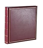 KM FOTO Classic Fotoalbum 30x30 cm 100 weiße Seiten Seiten Jumbo Buchalbum Fotobuch: Farbe: R