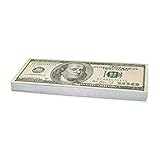Scratch Cash 100 x $ 100 Dollars Old Style Geld zum Spielen (echte Größe)