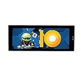 ZWNAV 6,9 Zoll Android 10.0 One Din Autoradio für Android iOS Telefon mit AHD Bildschirm MP5 Player, GPS Navigation Headunit, WiFi, Bluetooth, FM USB Video Mirror Link