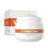 Vitamin C Creme, Gesichtscreme zur Entfernung von dunklen Flecken und Aufhellung, Gesichtspflege feuchtigkeitsspendende Anti-Aging straffende Hautpflege