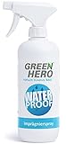 Green Hero Imprägnierspray für Textilien und Leder, 500 ml, Ohne Treibgas, Effektive Nanoversieglung gegen Schmutz und Feuchtigkeit Imprägnierung Imprägniermittel
