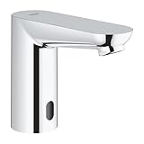 GROHE Euroeco E, Infrarot-Elektronik Armatur für den Waschtisch (wasser- und energiesparender Wasserhahn, variabel einstellbarer Temperaturbegrenzer, hygienisch, pflegeleicht) chrom, 36271000