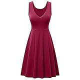 FrüHling Und Sommer Damenmode Casual V-Ausschnitt Einfarbig Taschen Taille äRmellos äRmellose Weste Rock Kurzes Kleid Damen