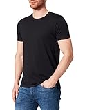 ESPRIT Herren Rundhals Basic T-Shirt, 001/BLACK-New Version, L