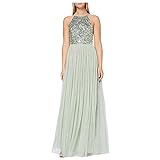 Maya Deluxe Damen Rl004 Mm Bridesmaid Dress, Sage Green, 40 EU