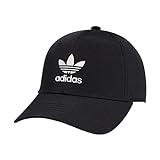adidas Originals Boys' Kids Girl's Beacon Strapback Cap, Black/White, One Size