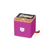 tigerbox TOUCH - Kabbellose Streamingbox für Kinder, einfach bedienbare Hörbox für Hörspiele und Kinderlieder, lila, inkl. 14-Tage tigerticket