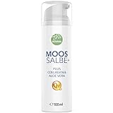BIOVANA Moossalbe Plus – Mooscreme gegen Falten (1 Tiegel je 100 ml) – Moossalbe Gesicht Falten Antifaltencreme Soforteffekt Moos Salbe