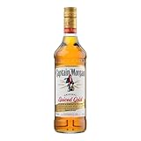 Captain Morgan Original Spiced Gold, Blended Rum, Gewürze und Vanille-Aromen, Karibisches Flair, für Cocktails & Longdrinks, Spirituose, CMSG, 35% vol, 1000ml Einzelflasche, 1