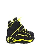 Buffalo London Classic Boots Shoes Plateau Schuhe 90er NEON Yellow 1348-14 2.0 Limited & Exclusive (numeric_44)