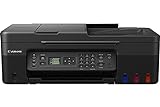 Canon PIXMA G4570 MegaTank 4in1 Multifunktionsgerät DIN A4 (Scanner, Kopierer, Drucker, Fax, ADF, Farbtintenstrahldrucker, USB, WLAN, Print App, Cloud, LC Display), schwarz/grau