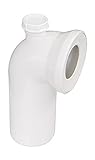 Sanitop-Wingenroth 21642 5 Anschlussbogen für Stand WC | Weiß | 90 Grad | Mit zusätzlichem Anschluss 40 mm | WC, Toilette